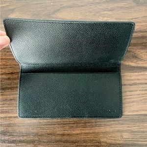 Black Coach checkbook cover